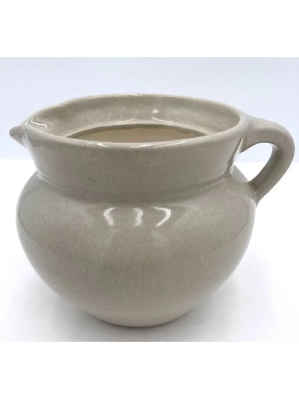 Vtg Ceramic Creamer Pitcher Handle 5
